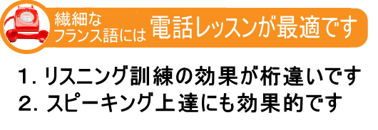 安いオンラインレッスンのフランス語会話教室のレッスン