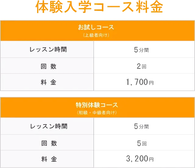 ヒンディー語レッスンのお試しコースの料金